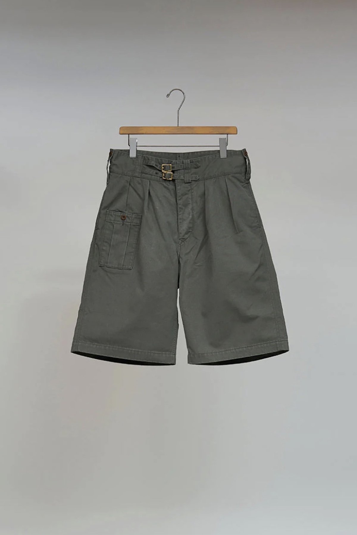 ◯Nigel Cabourn - 40s GURKHA SHORT -COTTON TWILL - GREEN