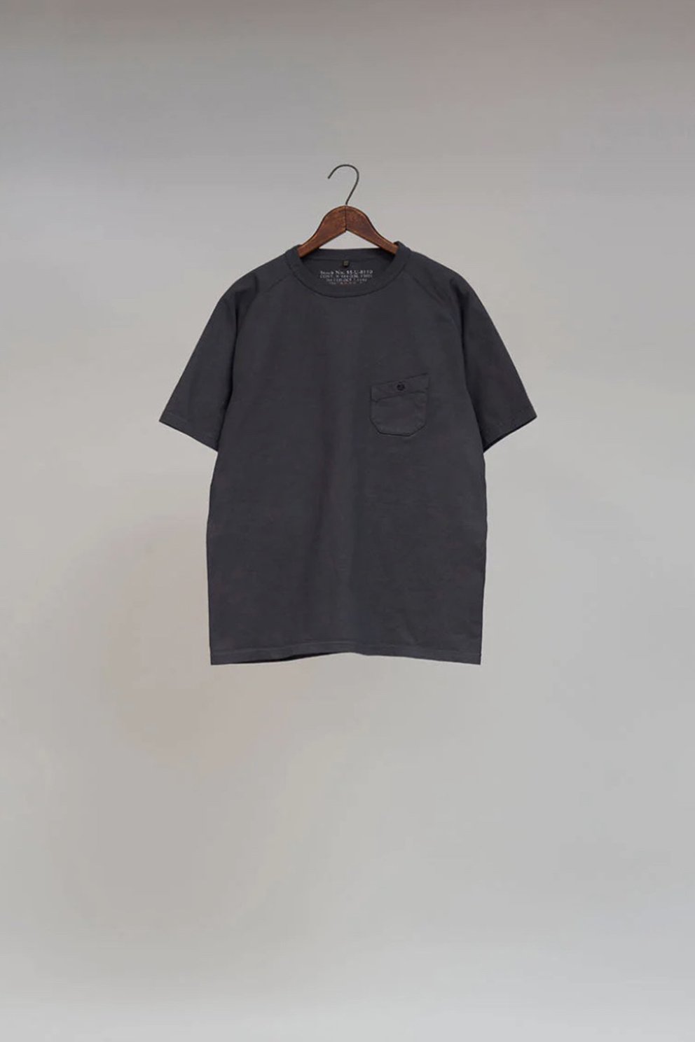 ◯ Nigel Cabourn - 9.5oz BASIC T-SHIRT - CHARCOAL GREY ナイジェル