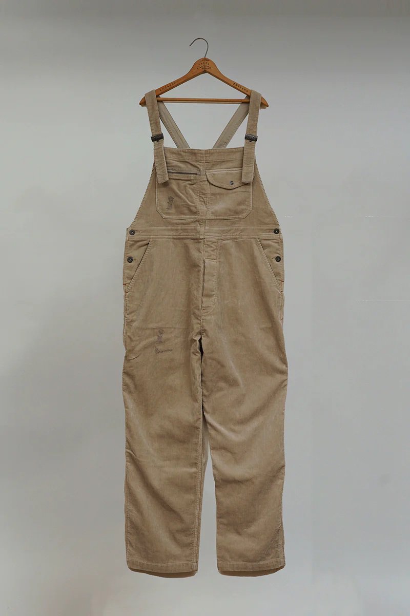 ◯Nigel Cabourn - P-53 LYBRO DUNGAREE -CORDUROY - BEIGE