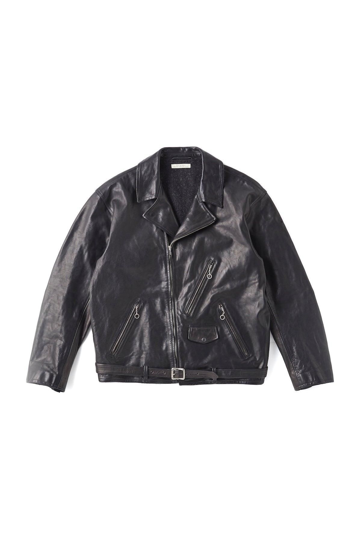 OLD JOE オールドジョー DISTRESSED LEATHER FLYING JACKET - メンズ 