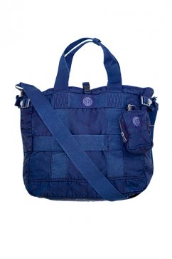 表地ナイロン100％Porter classic SUPER NYLON Blue Tote Bag