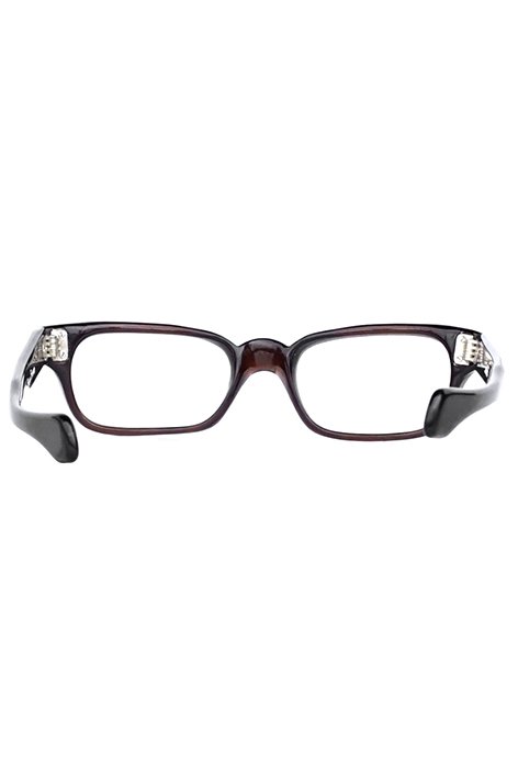 1960s FRANCE VINTAGE EYEWEAR -SELECTA BROWN SMOKE - OPT-073 - PHAETON