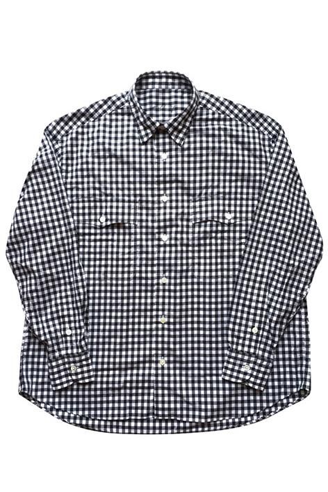 PORTER CLASSIC ROLL UP SHIRT ギンガムチェック ROLL UP GINGHAM CHECK SHIRT（ロール アップ ギンガム チェック