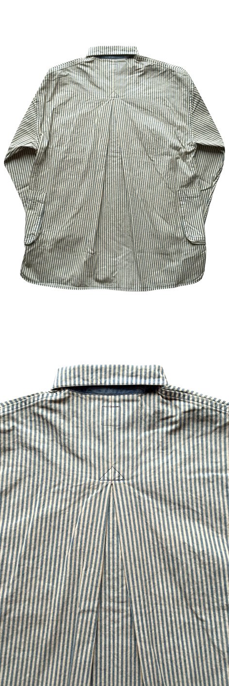 Lサイズ！PorterClassic サマーヒッコリーシャツジャケット