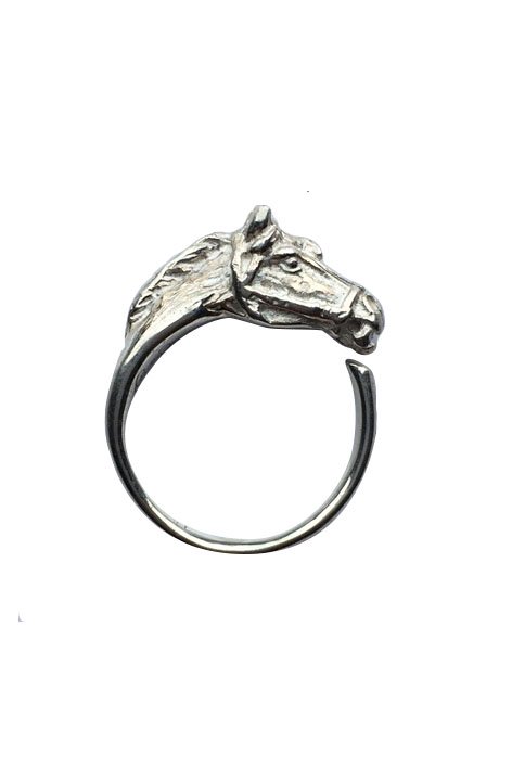 OLD JOE - HARDY HORSE RING - SILVER(WHITE FINISH) - PHAETON