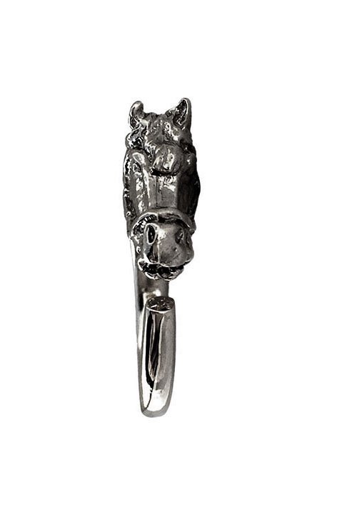 OLD JOE - HARDY HORSE RING - SILVER (BLACK FINISH) - PHAETON