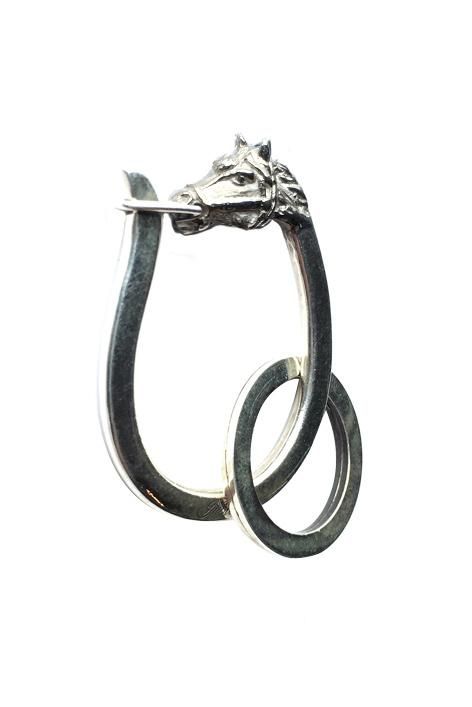 OLD JOE - JUBILEE HORSE KEY HOLDER - SILVER (WHITE FINISH) - PHAETON