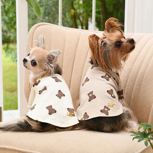 ROPE PICNIC】ロペピクニック くまさんTシャツ (2XS～2L、DM) 小型犬/犬服/ドッグウェア - One:Happiness  わんハピネス