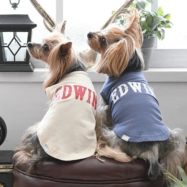 EDWIN】 エドウィン ビッグワイドロゴタンク （XS～3L） 小型犬/中型犬