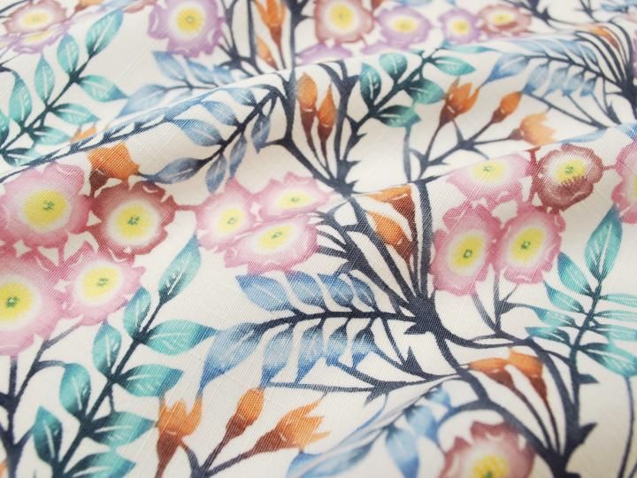 日本工芸会釜我敏子型絵染九寸名古屋帯作家物正絹単衣