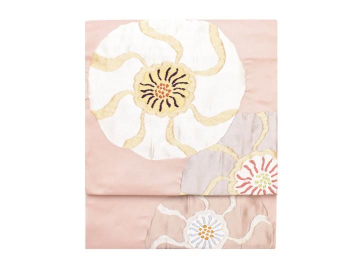 きもの美おり】洛風林 九寸名古屋帯 横段 正倉院文様 コーディネート