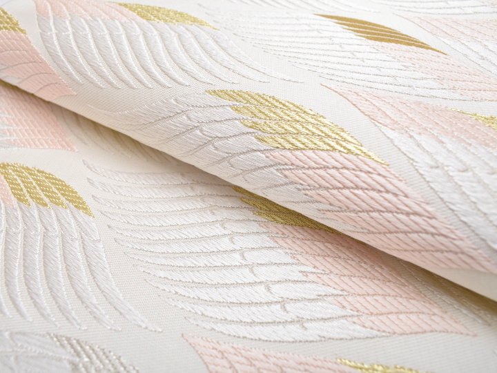 美術工芸啓 袋帯(スワン・押し本漆本金箔)- 染と織たかはしオンライン