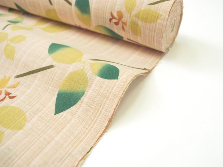 竺仙 玉むし浴衣(竹垣に草花) - 染と織たかはしオンラインショップ 竺仙 玉むし浴衣(竹垣に草花) - 染と織たかはしオンラインショップ