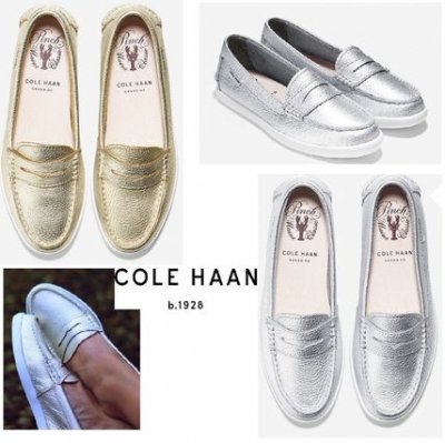 Cole Haan☆ レザーローファー(ゴールド or シルバー) - コールハーン