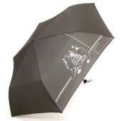 軽量折りたたみ傘　３匹猫・黒