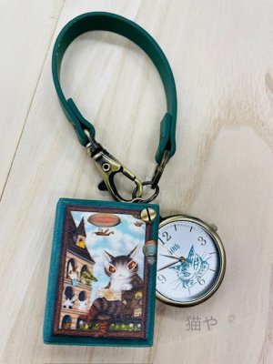 ブック型チャーム時計 旅するＢＡＢＹ - ダヤンと猫雑貨・猫グッズの