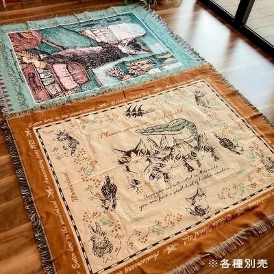 ジャガード織マルチカバー バディ - ダヤンと猫雑貨・猫グッズの