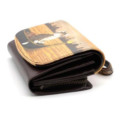 猫のダヤン/ランプの灯り/二つ折り財布 Amazon | [わちふぃーるど] 猫のダヤン ダヤン 本革 ゴンドラ2