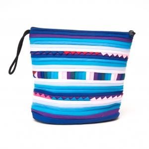 こ　ポーチ　民族 モン族 民族刺繍のかわいい小物ポーチ（オレンジ）｜旅する雑貨