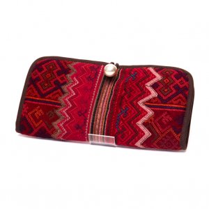 ThongPua モン族刺繍古布の長財布 Type.2（一点もの）