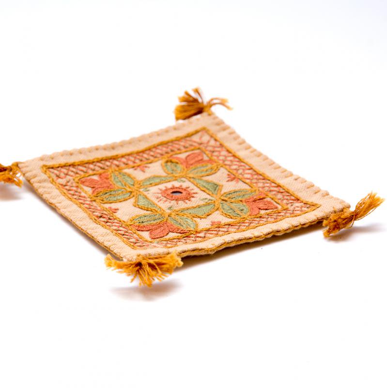 インドラジャスタンのミラーワ-ク刺繍-