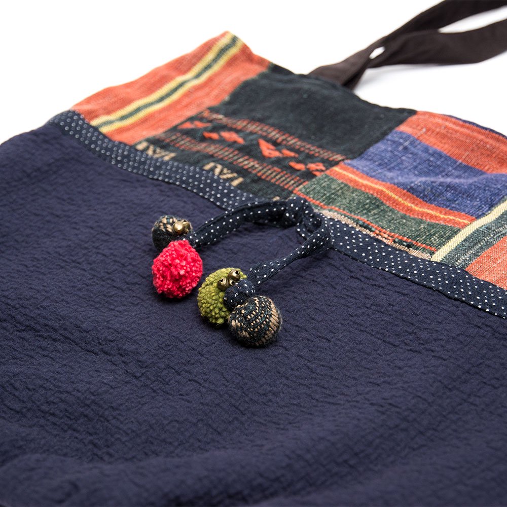 THANGEN ナガ族手織り布のトートバッグ Type.2