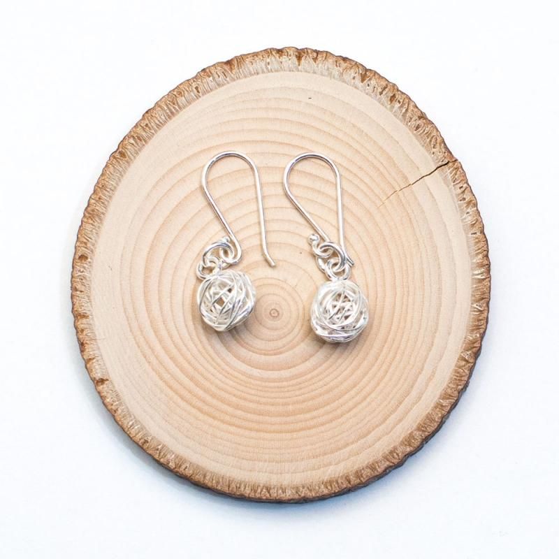 2個セット シルバーピアス カレンシルバー カレン族  エスニック #4 harz-top.jpg