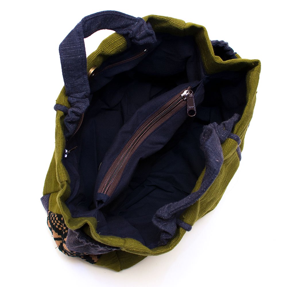 THANGEN ルー族手織り布の手提げバッグ Type.2