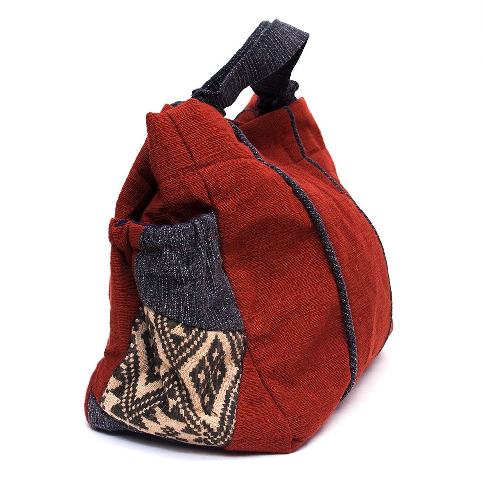 THANGEN ルー族手織り布の手提げバッグ Type.4