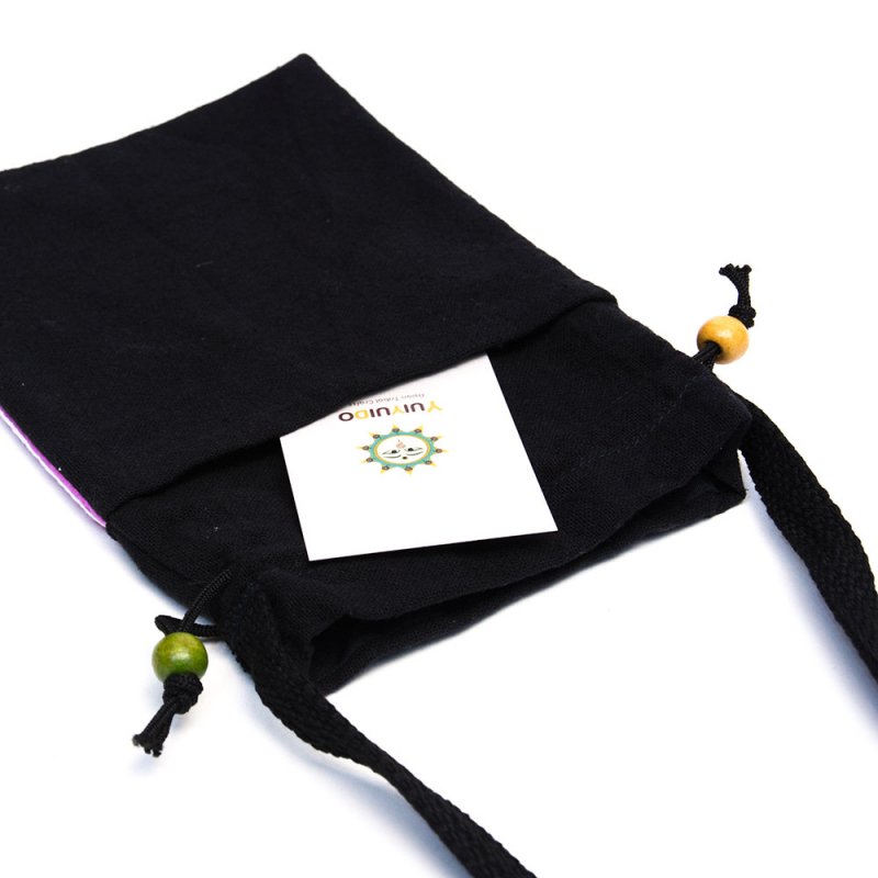 A Bu-Ali（アブアリ）モン族刺繍の巾着ポーチ Type.3