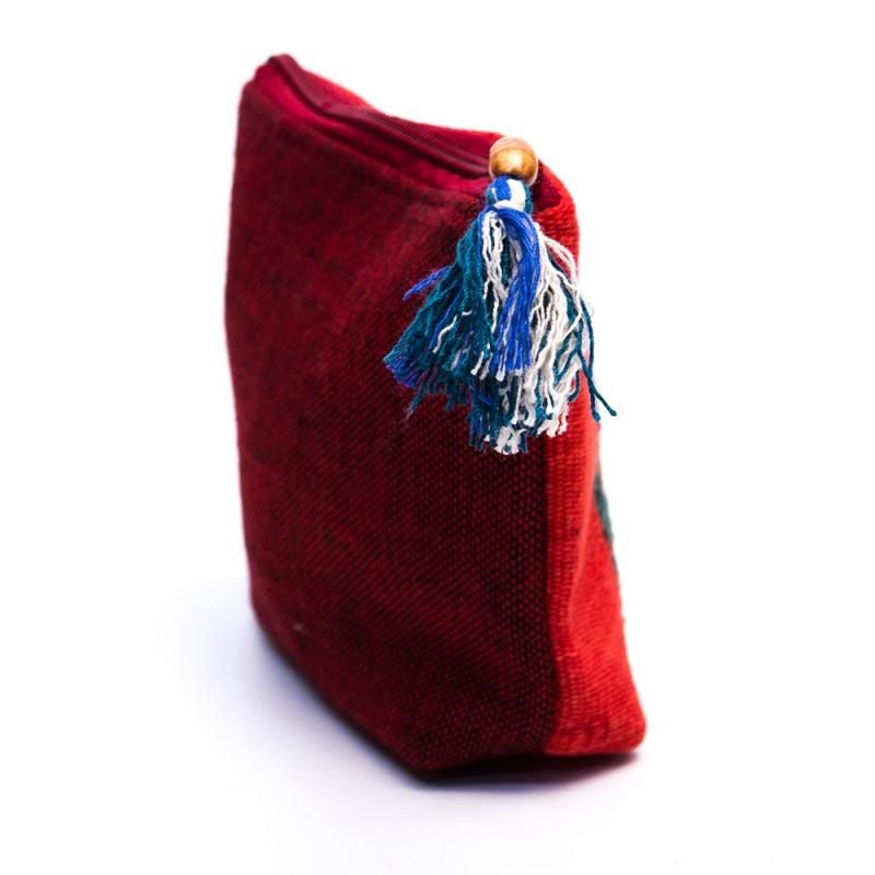 ミャンマー チン族 手刺繍の小物ポーチ Type.6|旅する雑貨屋 ミャンマー チン族 手刺繍の小物ポーチ Type.6|旅する雑貨屋