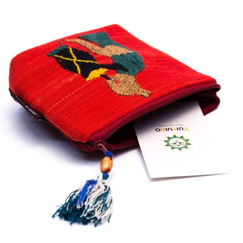 ミャンマー チン族 手刺繍の小物ポーチ Type.6|旅する雑貨屋 ミャンマー チン族 手刺繍の小物ポーチ Type.6|旅する雑貨屋