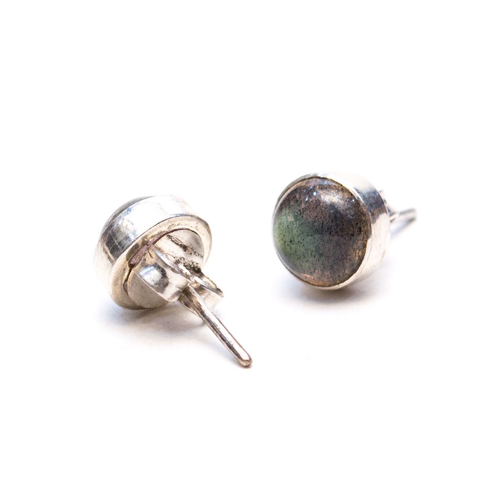 ラブラドライト（labradorite）シルバーピアス