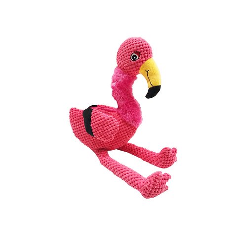 dog toy flamingo