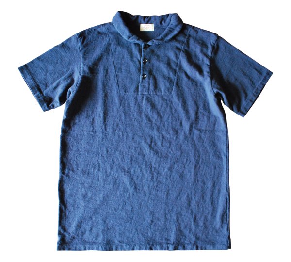 VINTAGE NEPPED KNIT POLO SHIRT