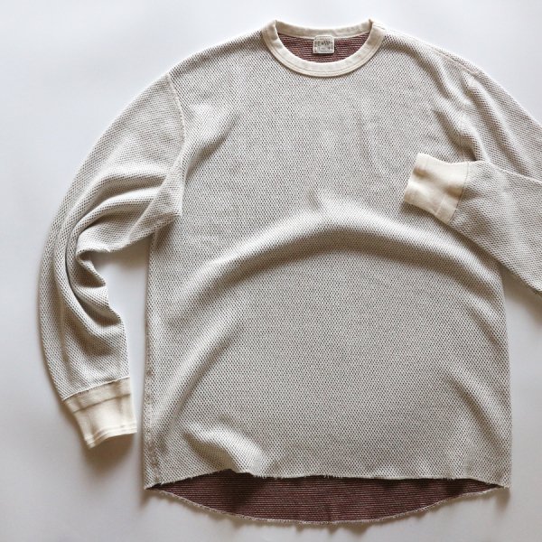 DOUBLE FACE HEX HONEYCOMB  CREWNECK THERMAL