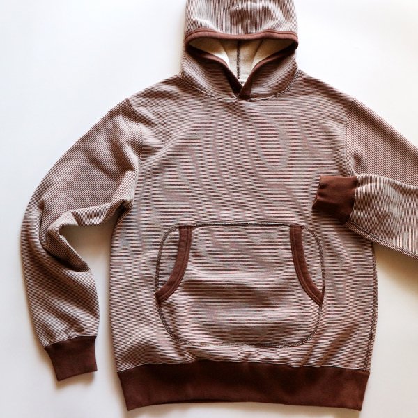 SZ VINTAGE PINBORDER KNIT HOODED SWEATSHIRT