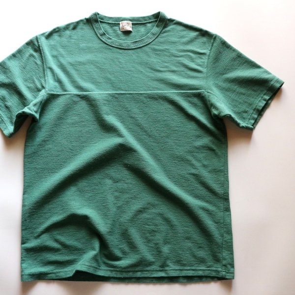 RECYCLED COTTON HIGH GAUGE PILE S/S CREWNECK