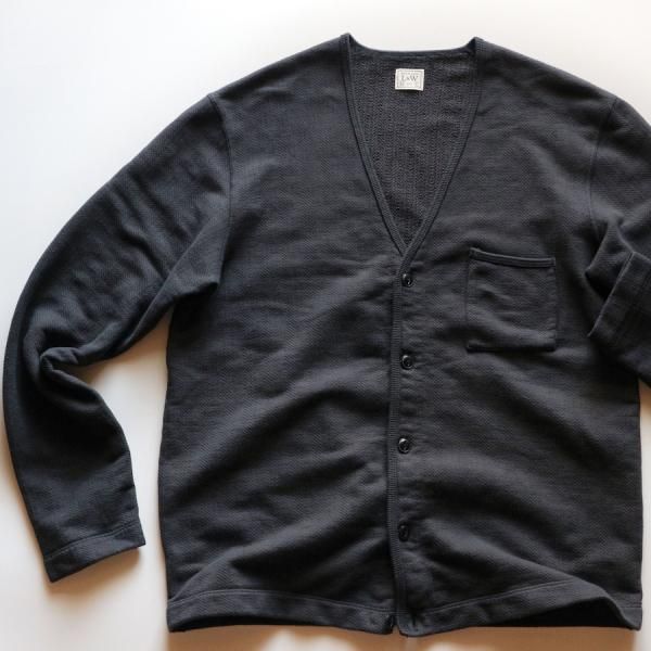 BIG HERRINGBONE PILE KNIT 50s CARDIGAN
