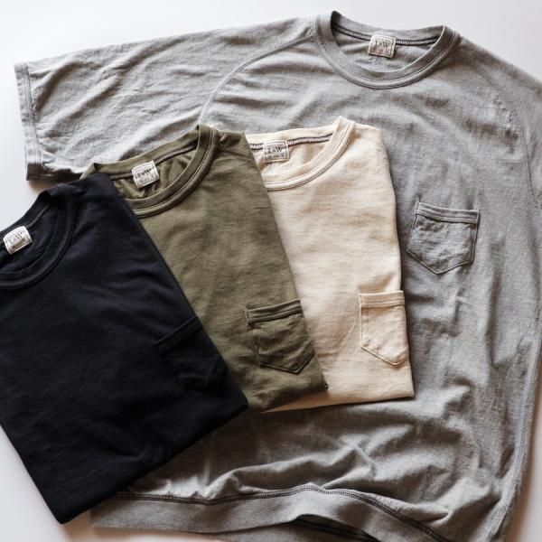 SUPIMA COTTON FREEDOM SLEEVE POCKET CREW