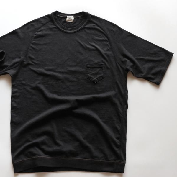 SUPIMA COTTON FREEDOM SLEEVE POCKET CREW