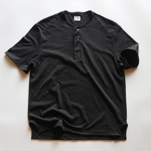 SUPIMA COTTON EDGE PIPING CLASSIC HENLEY