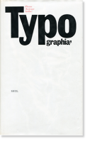 TYPOGRAPHIA Pismo, ilustrace, kniha タイポグラフィ フォント・イラスト・書籍