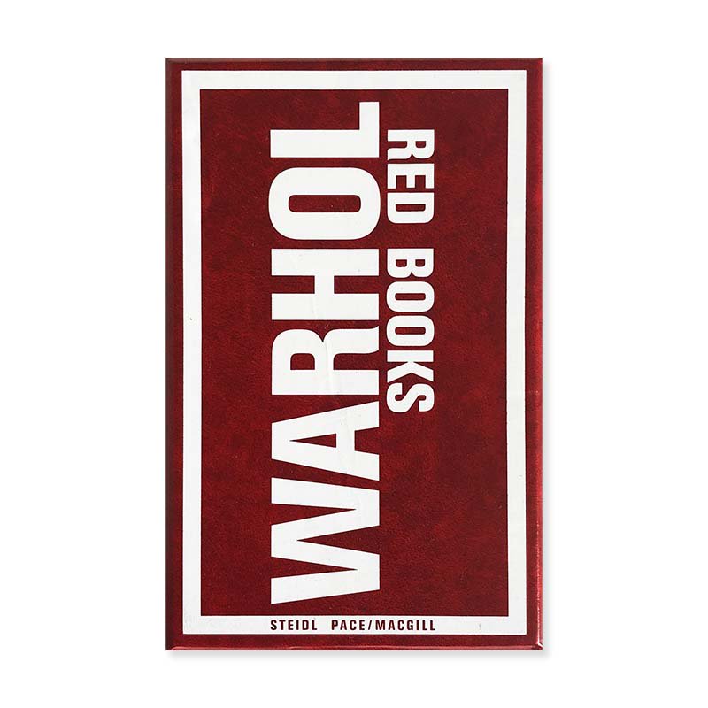 サイン・掲示用品 パネル アンディ•ウォーホル写真集/WARHOL RED BOOKS