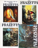 The Fantastic Art of FRANK FRAZETTA 4 volume set ե󥯡ե饼å ʽ4