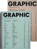 GRAPHIC #16 Type Archive Issue: A. Type Specimen+B. Designers' Interviews 2冊セット