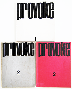 プロヴォーク 全3冊揃 中平卓馬 多木浩二 森山大道 他 PROVOKE 3 