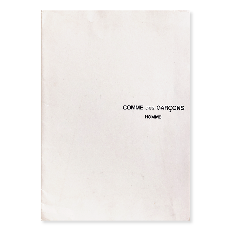 COMME des GARCONS HOMME No.23 Catalogue 1986