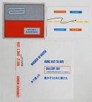 CAUGHT BETWEEN SHIPS PASSING IN THE NIGHT Lawrence Weiner multiples 夜中に遭遇する船と船の間で捕まえた ローレンス・ウェイナー