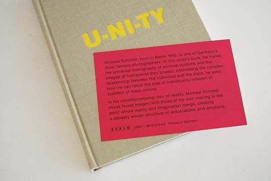 EIN-HEIT (U-NI-TY) by Michael Schmidt – twelvebooks